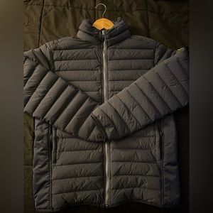 Navy Stone Island Puffer Jacket - Medium